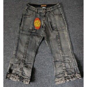 Vintage Leemo USA Jeans Capris Girls Size 13/14 Junior New NWT